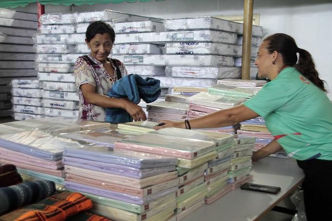 O cronograma de entrega dos donativos vai até o fim deste mês