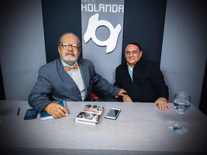 Humberto Amorim, no Hora do H, com Gaitano Antonaccio - Foto: Paulo Rabelo/PH