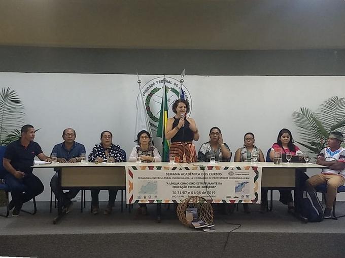 Evento reúne professores indígenas do Alto Solimões e Vale do Javari - Foto: Divulgação/UEA