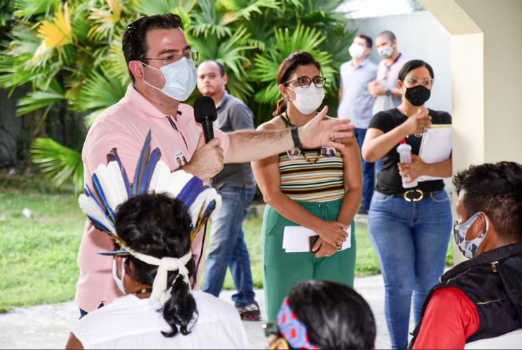 Para deputado, apoio à produção indígena é fundamental para o sustento das comunidades. Fotos: Antônio Lima