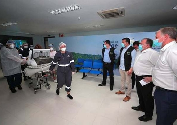 Hospital Nilton Lins iniciou atendimento nesta terça-feira - Foto: Divulgação/Secom