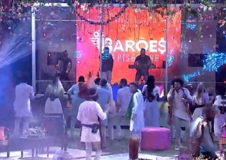 Primeira festa do BBB21 (Foto: Reprodução/Sistema Globo)