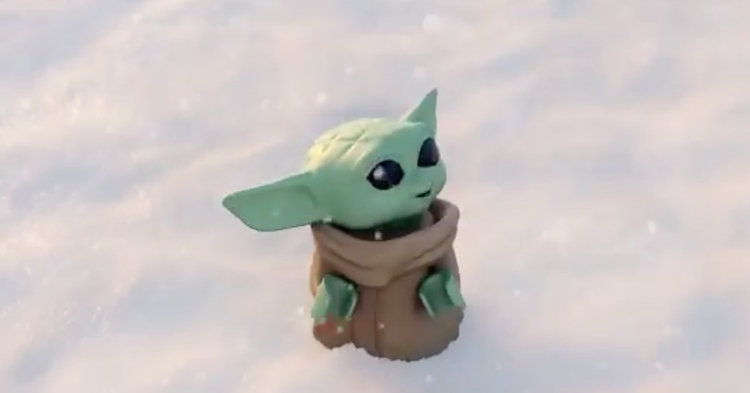 Baby Yoda se vira sozinho em trailer fofo. Foto: Reprodução