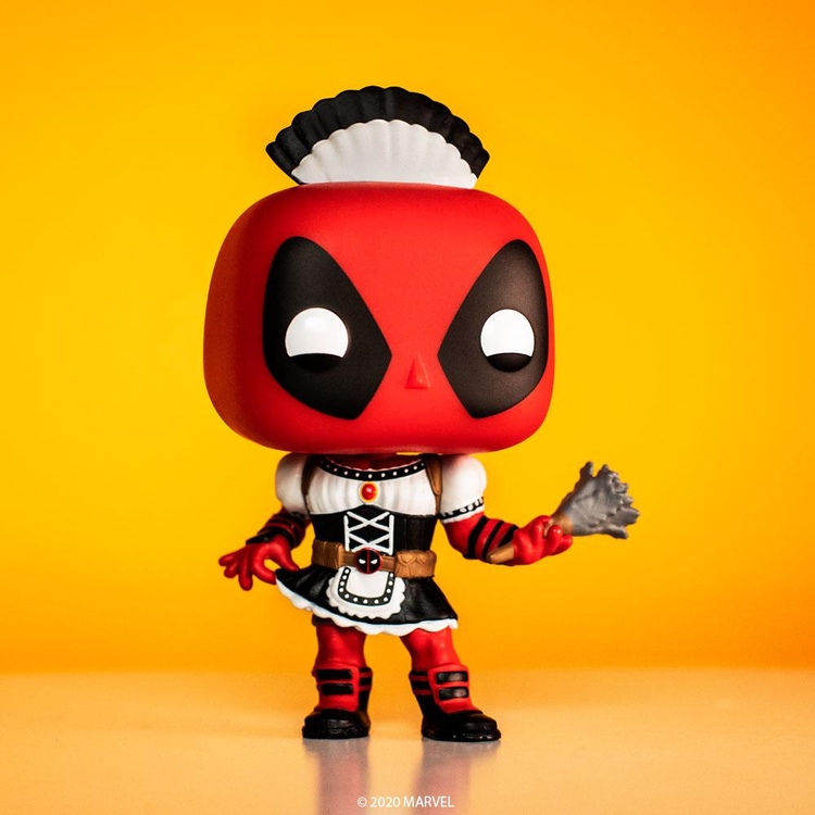 Funko de Deadpool de French Maid. Foto: Reprodução