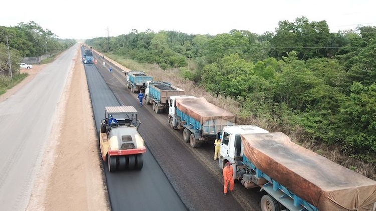 Ramal a ser recuperado fica no quilômetro 24 da AM-070 - Foto: Divulgação/Seinfra