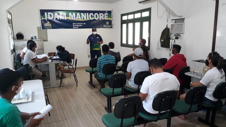 Pescador de Manicoré teve ação de crédito nesta semana - Foto: Divulgação/Idam