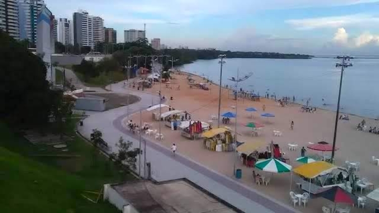 Ponta Negra é atrativo turístico em Manaus - Foto: Eustáquio Libório/PH