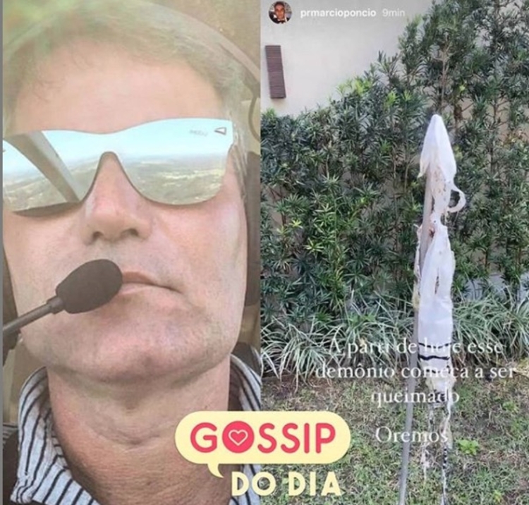 Pastor colocou fogo em Talit/ Foto: Reprodução/ Instagram