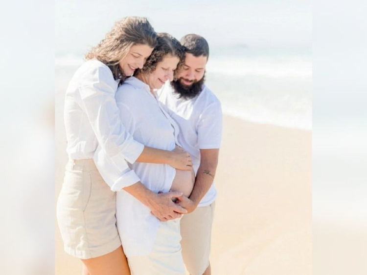 Ensaio de gestante da família do Lucca - Foto: Divulgação álbum familiar