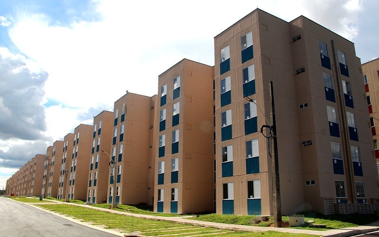 Conjunto habitacional da Prefeitura de Manaus. Foto: Divulgação/ Semcom