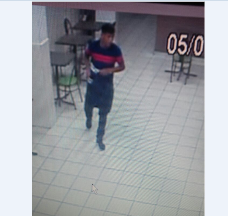 Um dos suspeitos (Foto: Divulgação)
