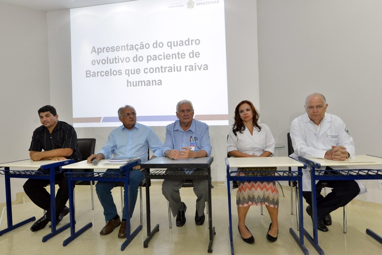 Apresentação do quadro de saúde pela Susam. Foto: Divulgação