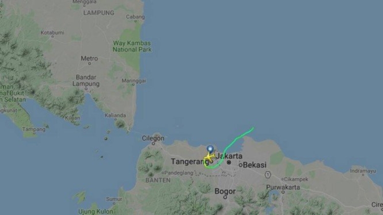 Foto: Reprodução/flightradar24