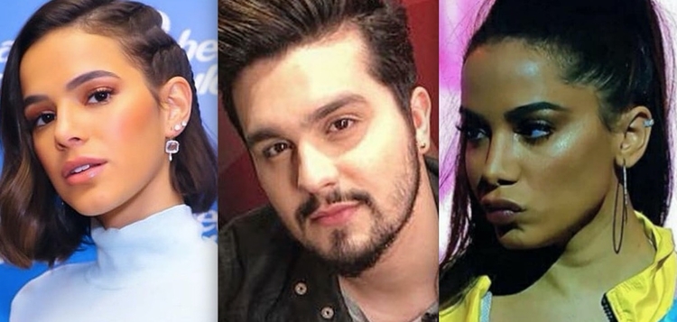 Foto Bruna: Brazil News - Foto Luan: Instagram - Foto Anitta: MTV 