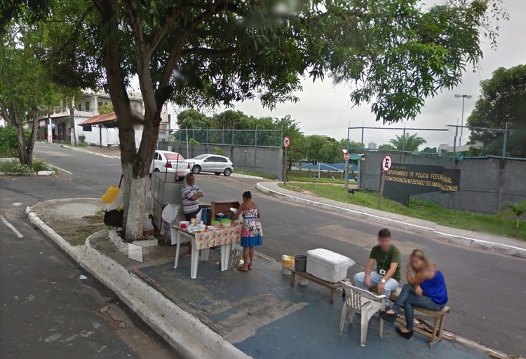 Avenida dá acesso à sede da Polícia Federal no Amazonas Foto: Reprodução/GoogleMaps