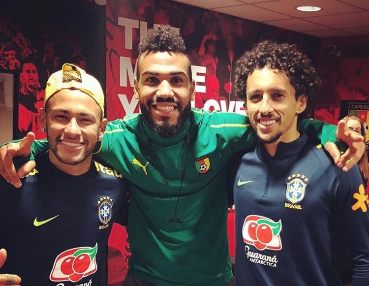 Choupo quando enfrentou o Brasil em amistoso em novembro Foto: Reprodução/Instagram