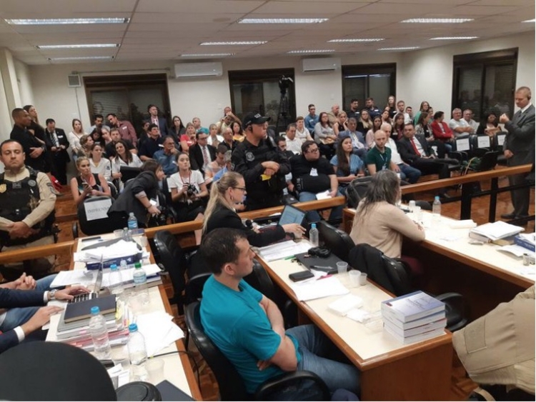 Foto: Julgamento do caso Bernardo Boldrini: os quatro réus foram sentenciados à prisão - Tribunal de Justiça do Rio Grande do Sul