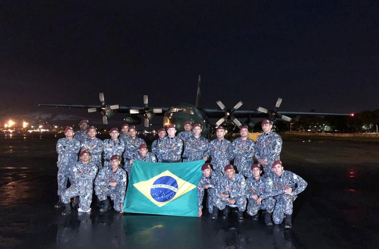As equipes viajaram em aviões da FAB Foto: Divulgação/Ministério da Justiça