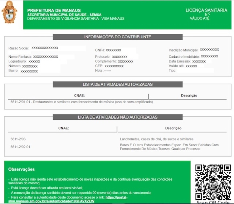 Nova licença sanitária está em implantação -  Foto: Reprodução