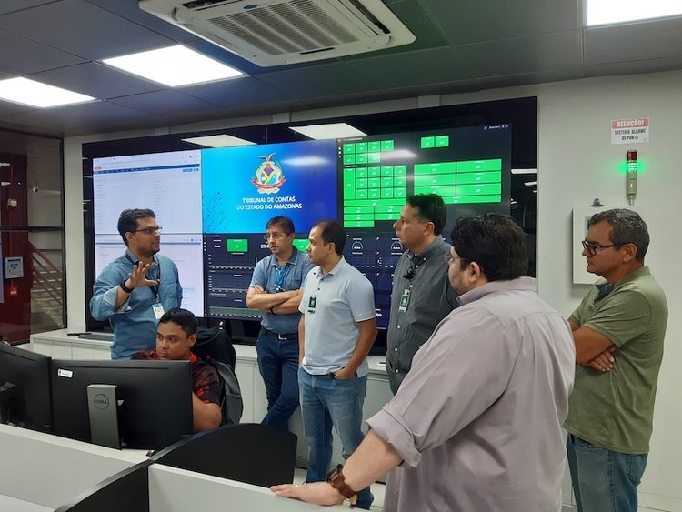 Para Allan Bezerra, as visitas realizadas ao Datacenter têm sido um reconhecimento ao trabalho realizado - Foto: Divulgação/TCE AM