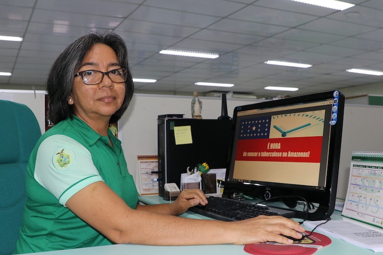 Marlúcia diz que diagnóstico de tuberculose foi aprimorado com teste rápido molecular - Foto: FVS