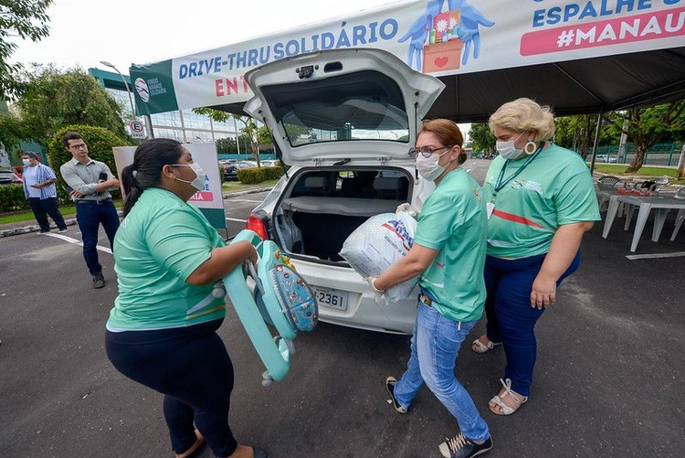 Drive thru é no  estacionamento da prefeitura, na avenida Brasil, nº 2.971, na Compensa - Foto: Alex Pazuello/Semcom