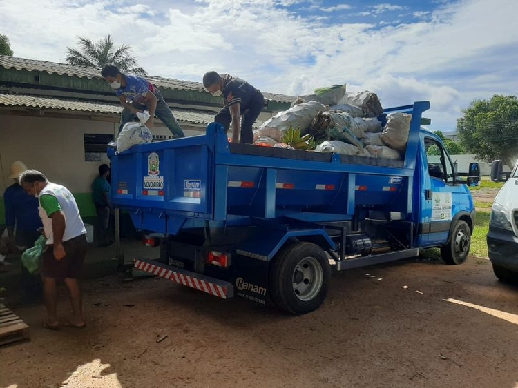 Cerca de 300 famílias receberam cestas básicas do PAA - Foto: Divulgação/Idam