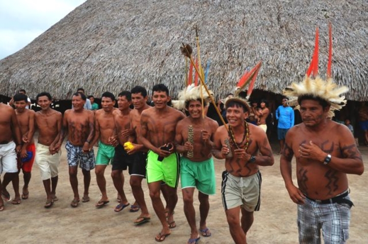 Liderança Waimiri-Atroari responde a discursos de autoridades - Foto: Divulgação/UFRR