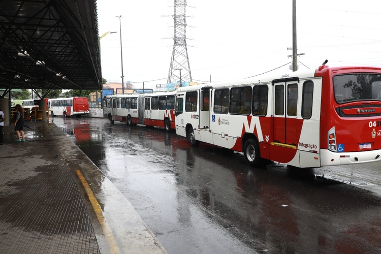 Linhas de ônibus na Zona Norte de Manaus. Foto: Divulgação/ Semcom