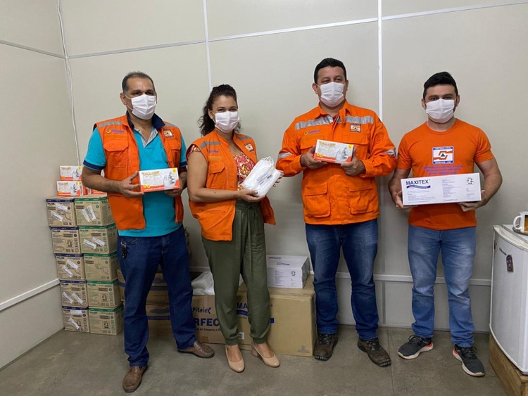 EPIS foram doados ao município pelos EUA - Foto: Divulgação/Secom AM