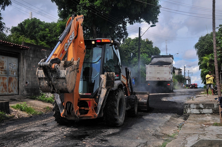 Quinta etapa do programa de recapeamento está com 47% concluída - Foto: Diego Cajá/Seminf