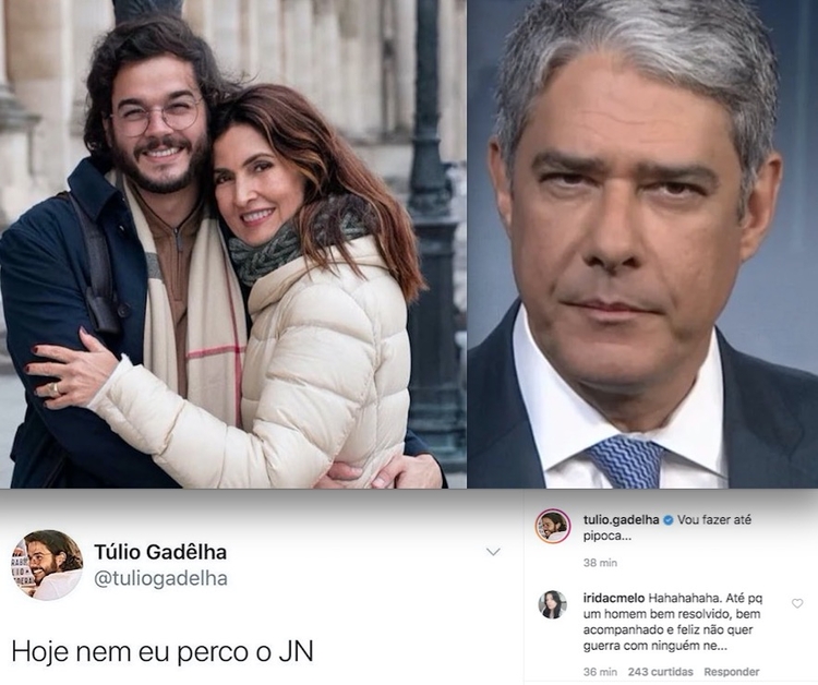 Foto: Reprodução/Instagram e TV Globo