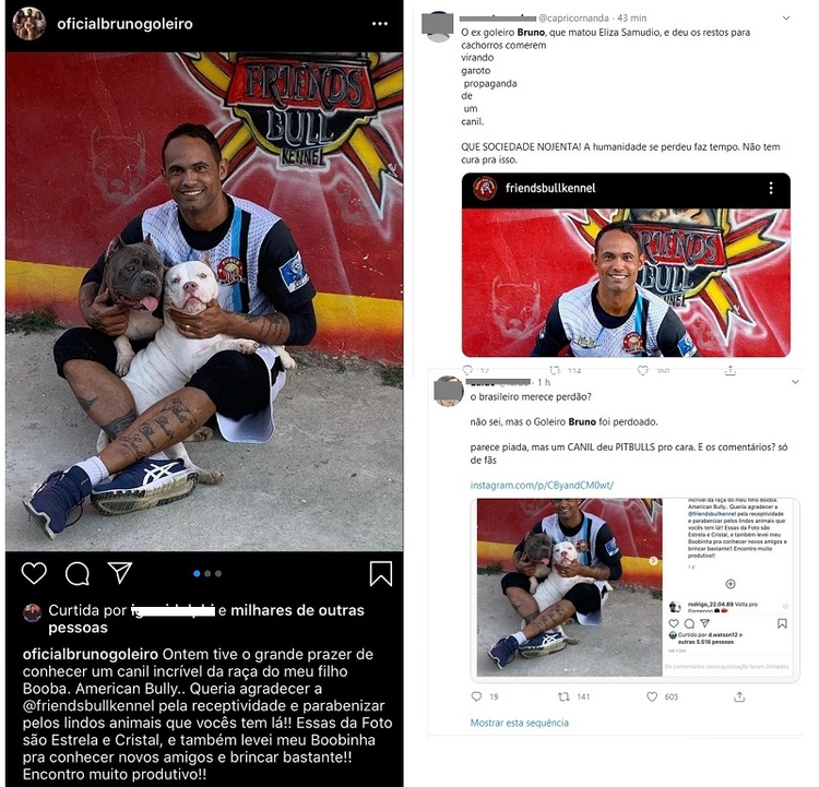 Foto: Reprodução/Instagram e Twitter