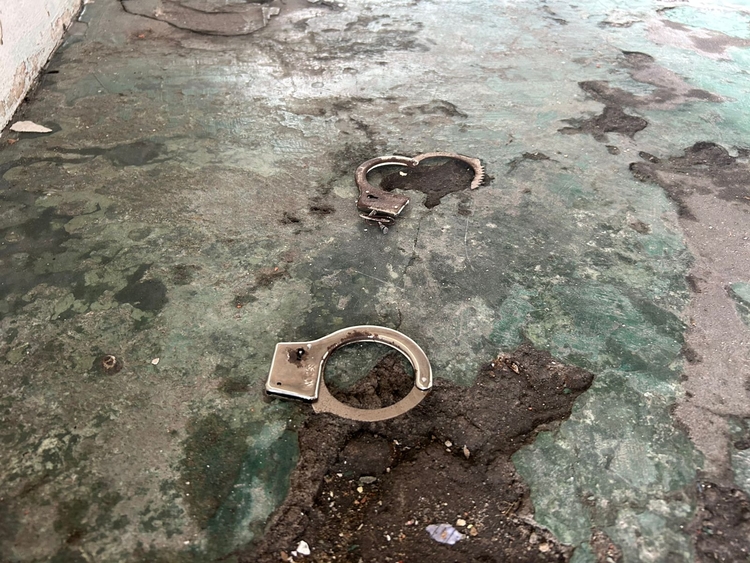 Algema usada na cena do crime - Foto: Jander Robson/Portal do Holanda