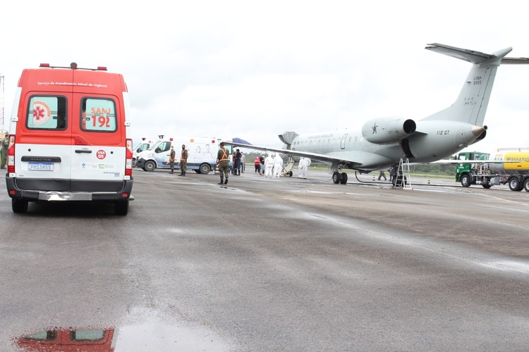 Transferência dos pacientes - Foto: Divulgação