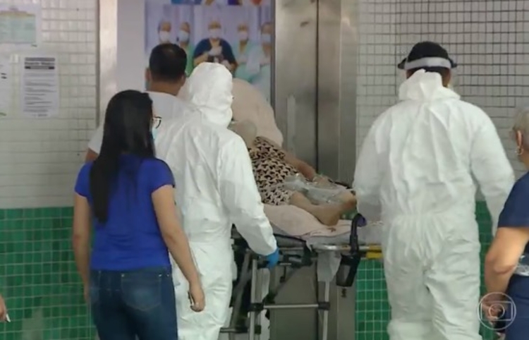 Atendimento hospital Manaus - Foto: Reprodução/ TV Globo