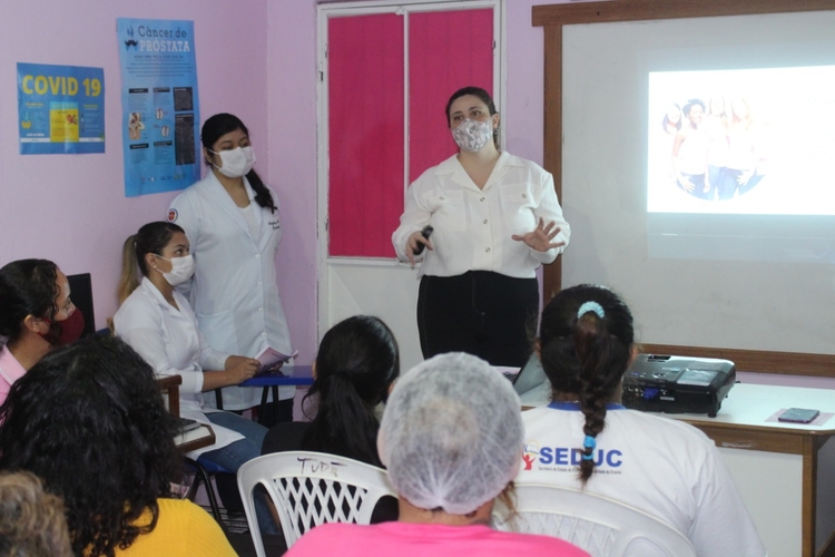 Adolescentes internas do Centro Socioeducativo feminino (Foto: Raine Luiz/Sejusc)