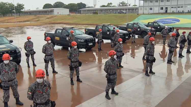 Bombeiros da Força Nacional partem para Mato Grosso Foto: Reprodução/TV Globo 