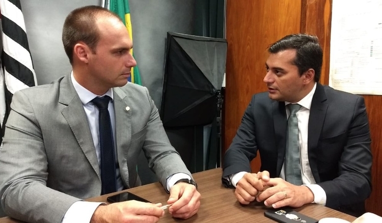 Eduardo Bolsonaro e Wilson Lima - Foto: Divulgação