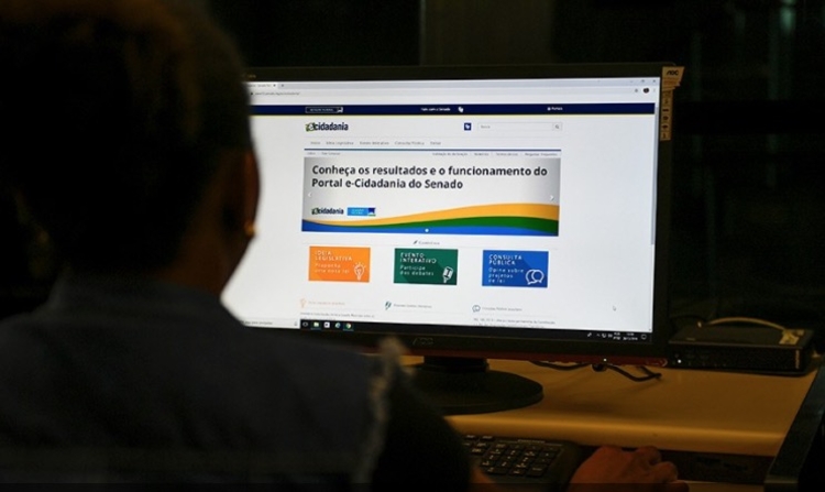 Ideia foi apresentada por meio do Portal e-Cidadania. Foto: Roque de Sá/Agência Senado 