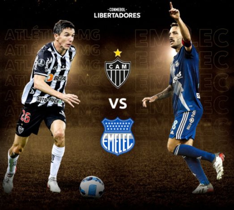 Tem Atlético x Emelec nesta terça-feira às 19h15 (de Brasília) - Foto: Divulgação/TT Conmebol
