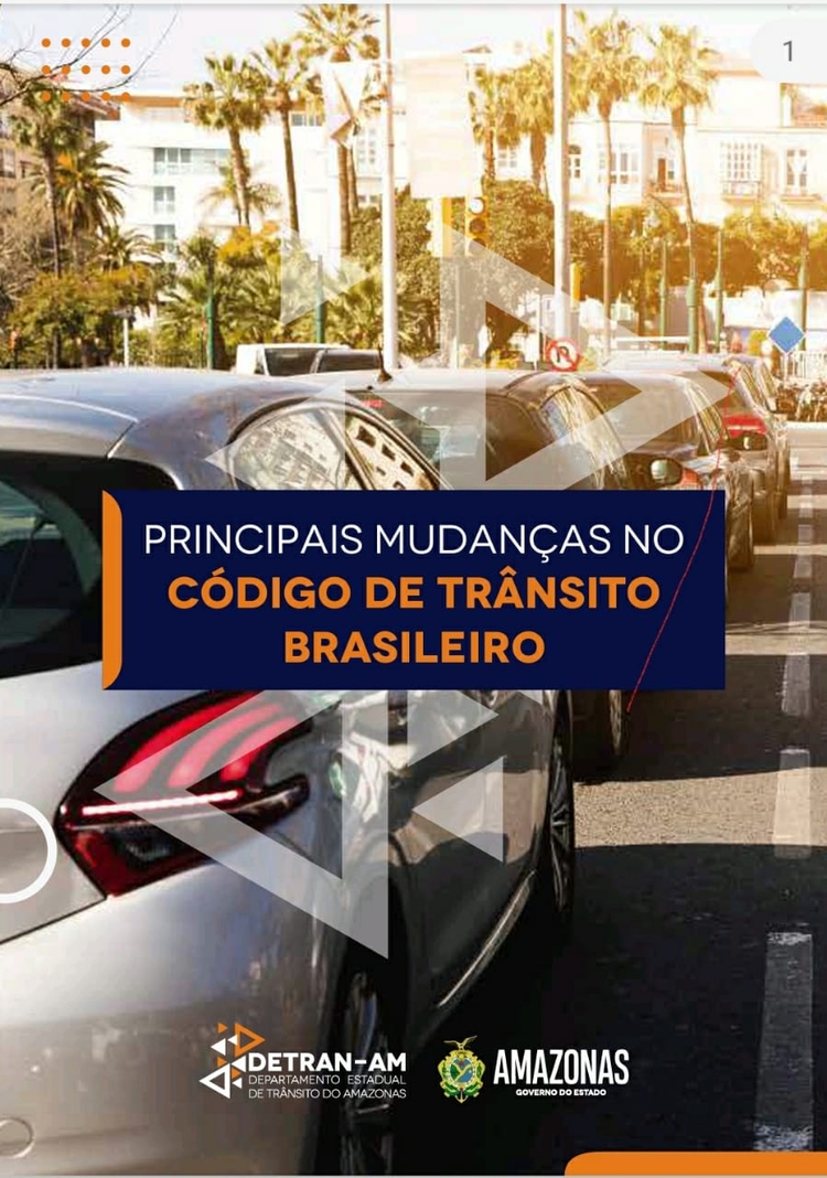 Detran-AM lança e-book sobre mudanças no Código de Trânsito Brasileiro - Foto: Divulgação 