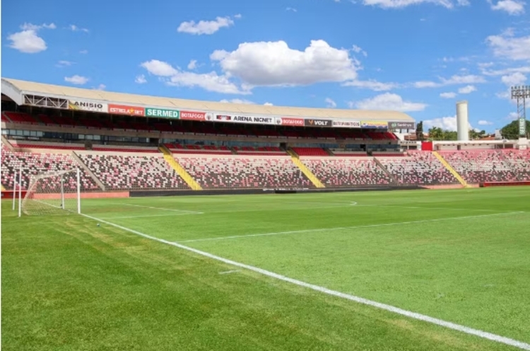 Estádio Santa Cruz/Arena Nicnet, do Botafogo-SP, em Ribeirão Preto (SP). Foto: João Victor Cristovão/ Agência Botafogo