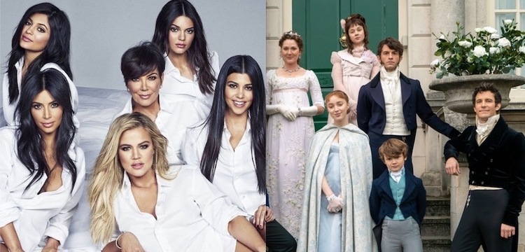 Foto: Divulgação / Kardashians e família Bridgerton