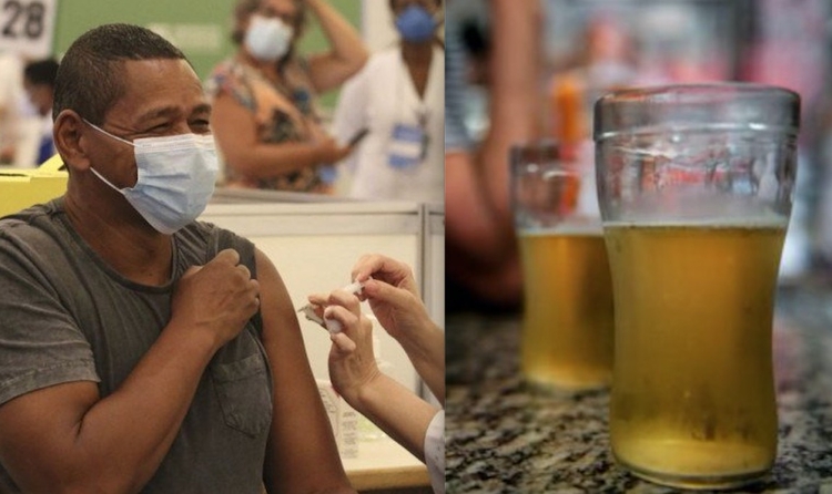 Consumo de bebidas alcoólicas deve ser moderado após imunização. Foto: Divulgação Marcelo Camargo e Rovena Rosa/ Agência Brasil