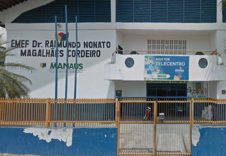 Escola vai receber sanitização. Foto: Reprodução/ Google Street View