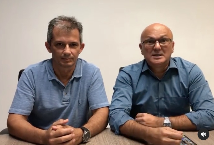 Marcelo Demasi e Coronel Menezes. Foto: Reprodução/ Instagram