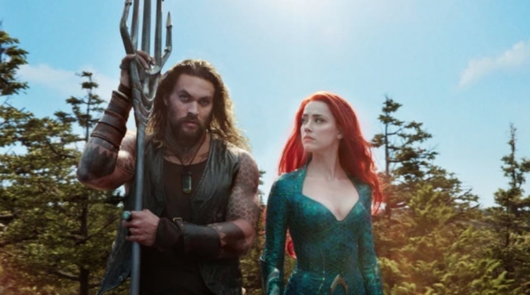 Jason Momoa e Amber Heard são Aquaman e Mera Foto: Warner Bros. Pictures/AP