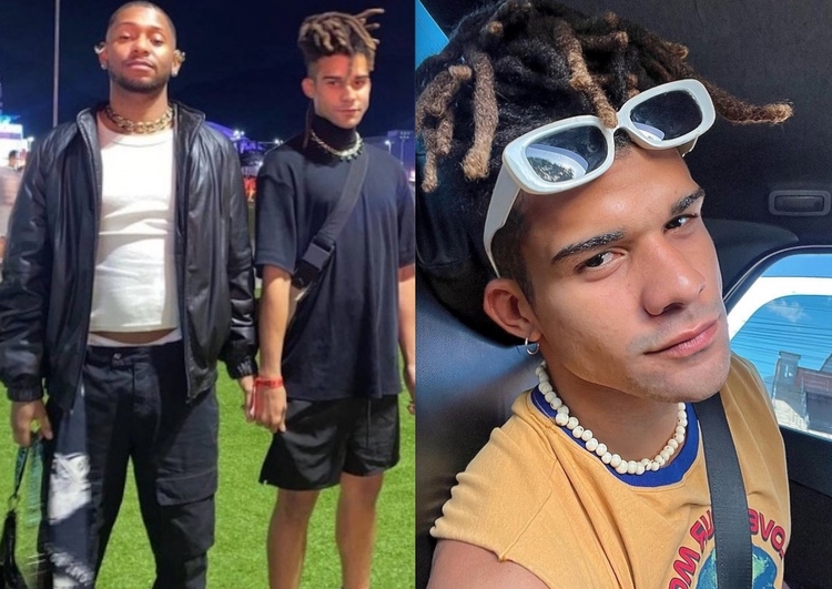 Lucas Leto e o diretor Marcelo Bahia - Foto: Reprodução/Instagram