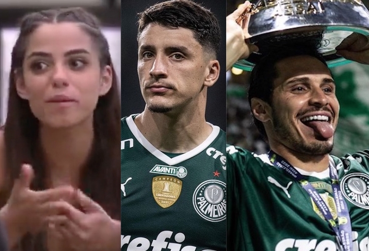 Foto: Reprodução/TV Globo e Instagram Palmeiras